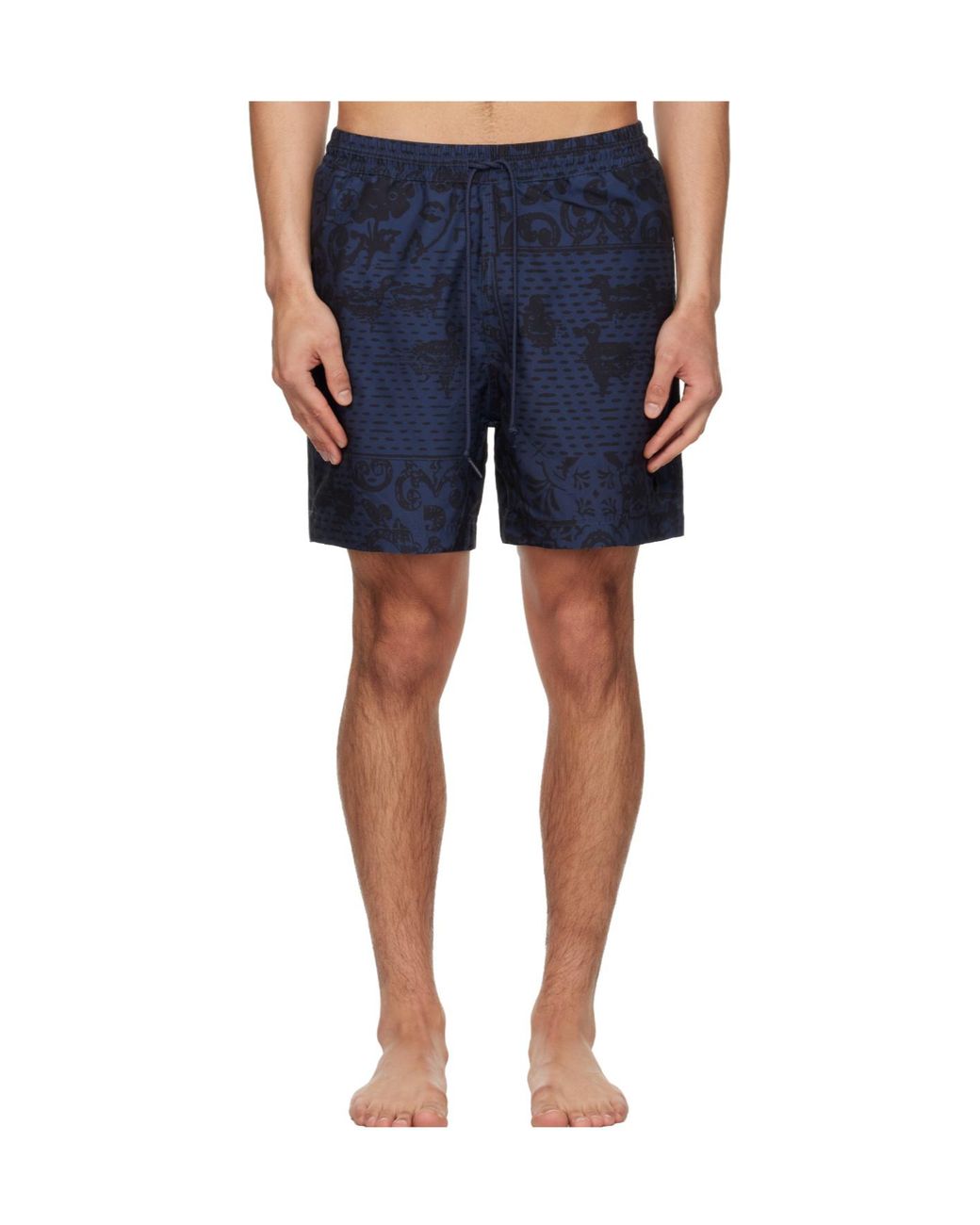 Carhartt Blue Slater Swim Shorts for men