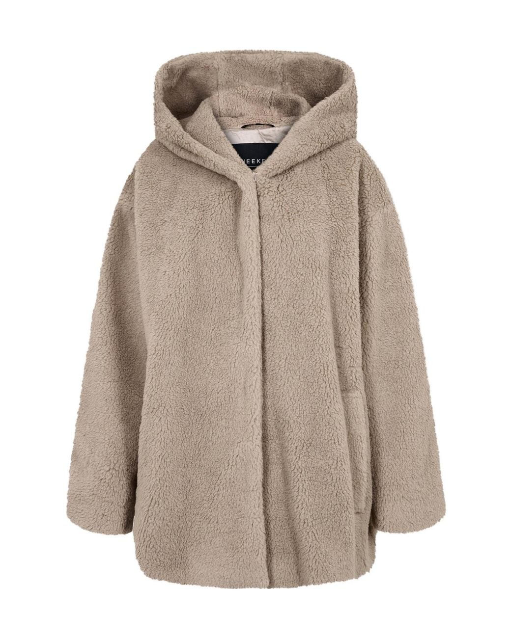 Weekend by Maxmara Natural Solid Color Coat