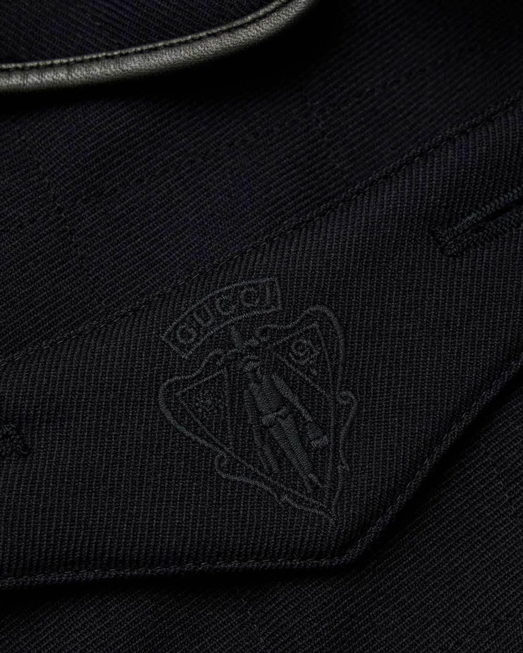 Gucci Black Double-Breasted Casual Jacket for men