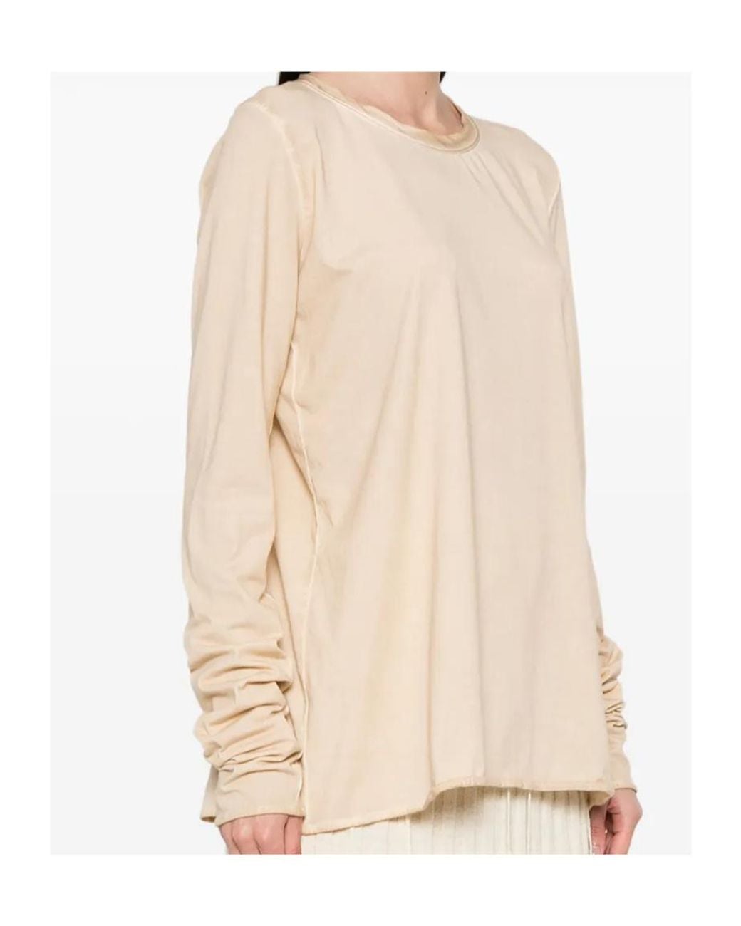 Uma Wang Natural Long Sleeve Blouse