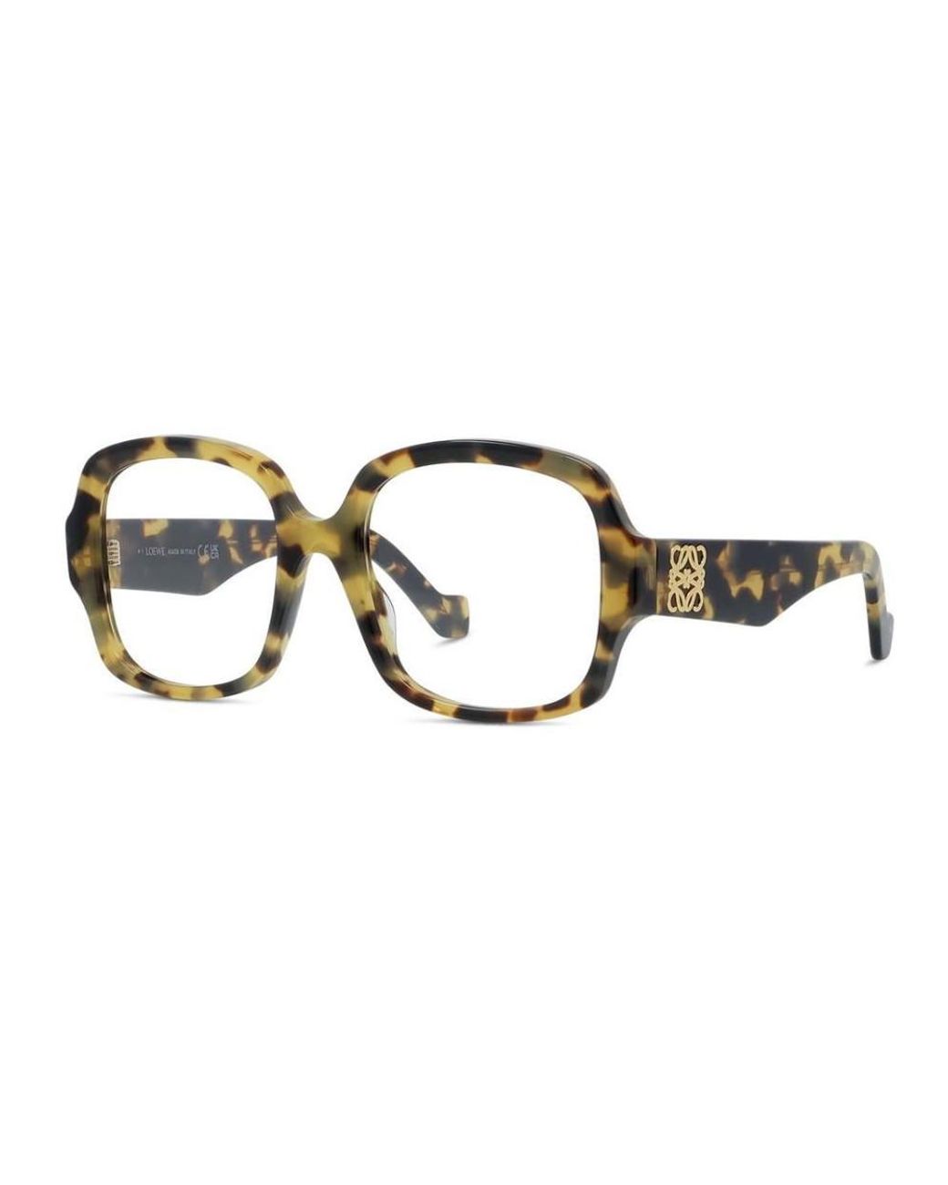 Loewe White Square Frame Glasses