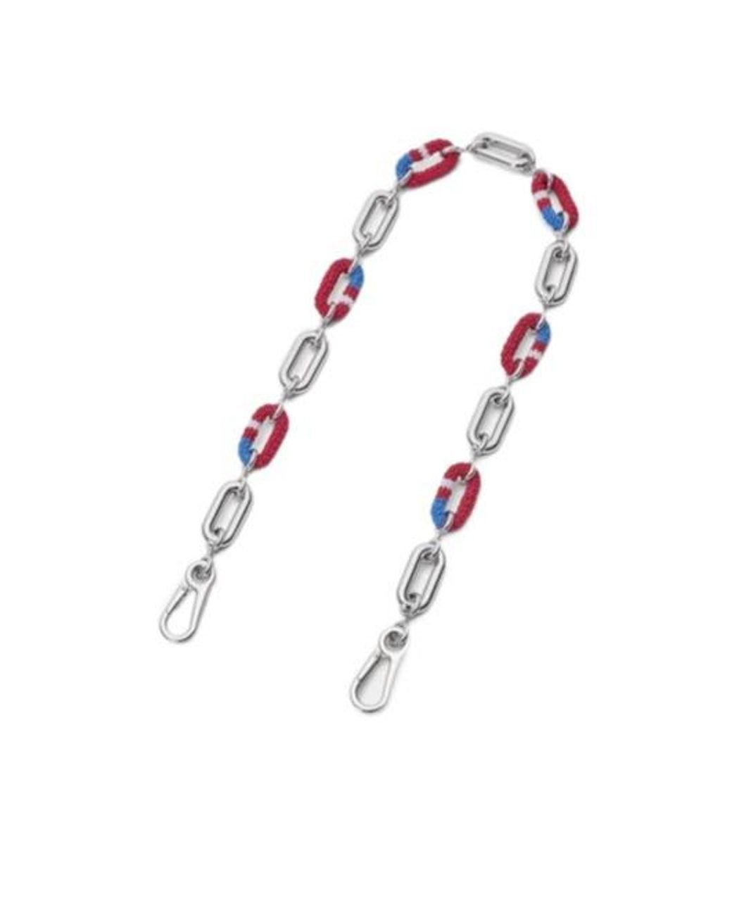 Loewe White Woven Chain