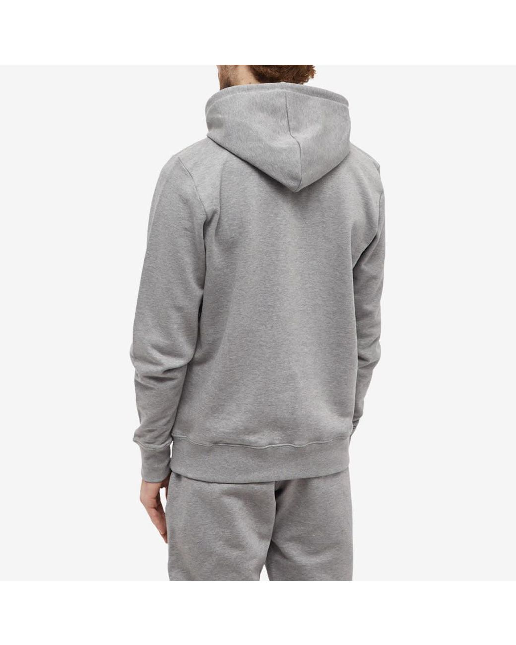 Paul Smith Gray Ps ポール スミス ゼブラ パッチ ドローストリング パーカー for men