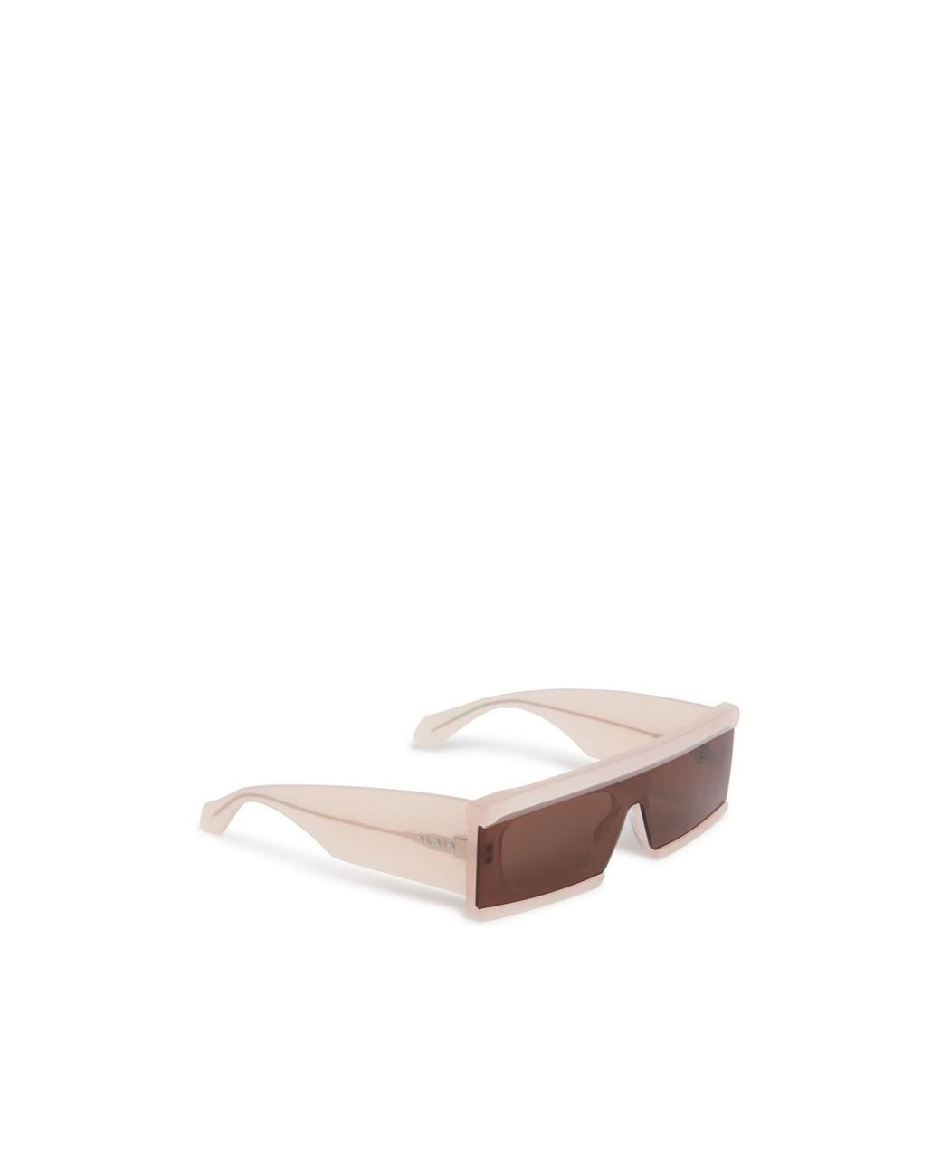 Alaïa Brown Alaïa Rectangle Frame Sunglasses