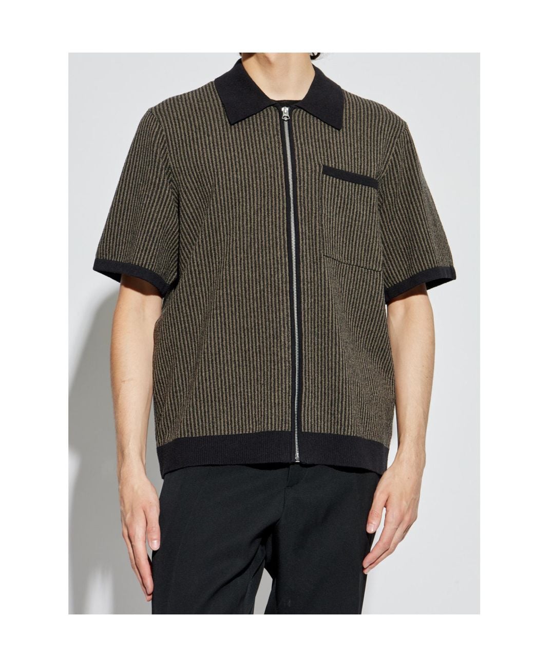 Rag & Bone Green Striped Shirt for men