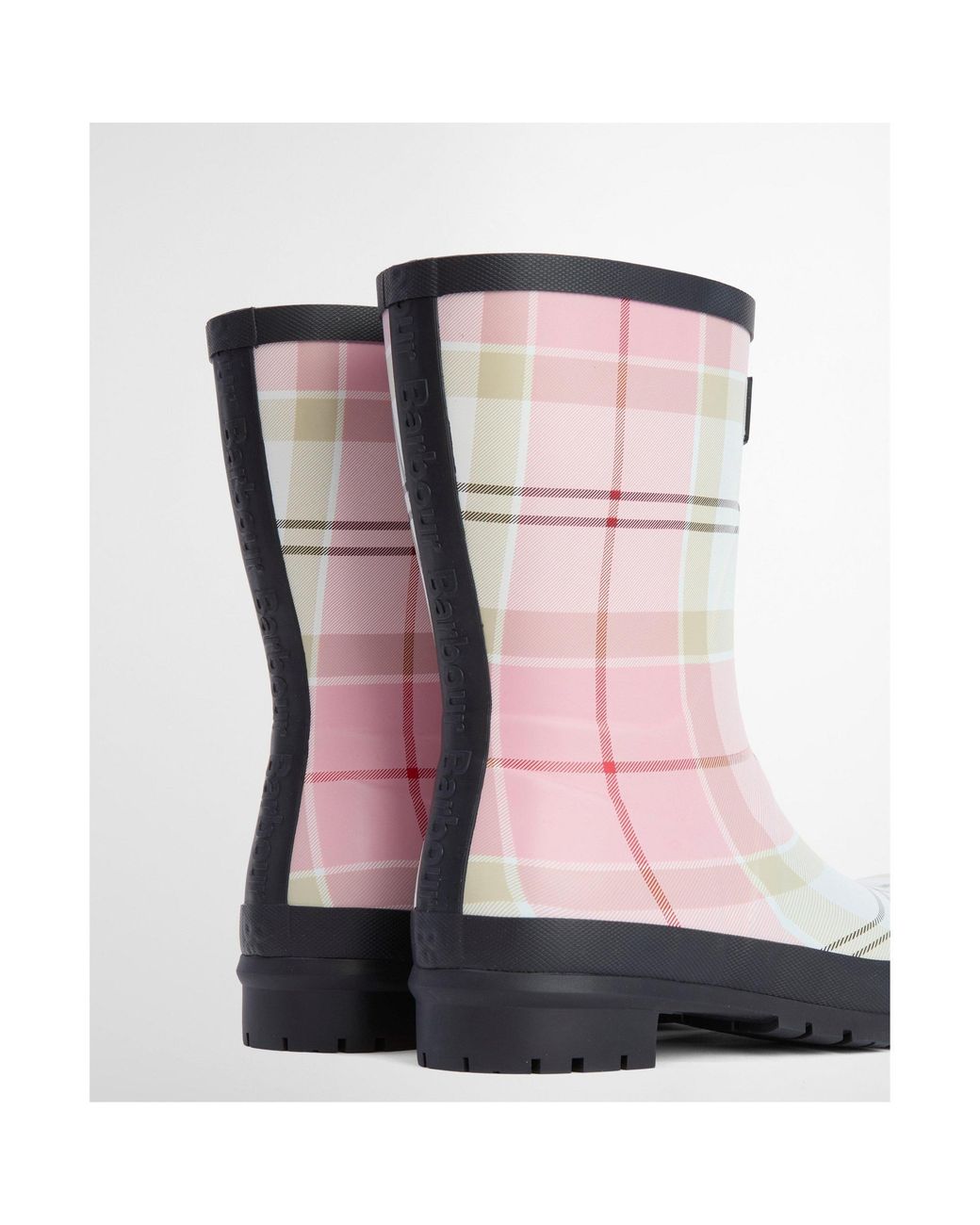 Barbour Pink Non-Slip Rain Boots