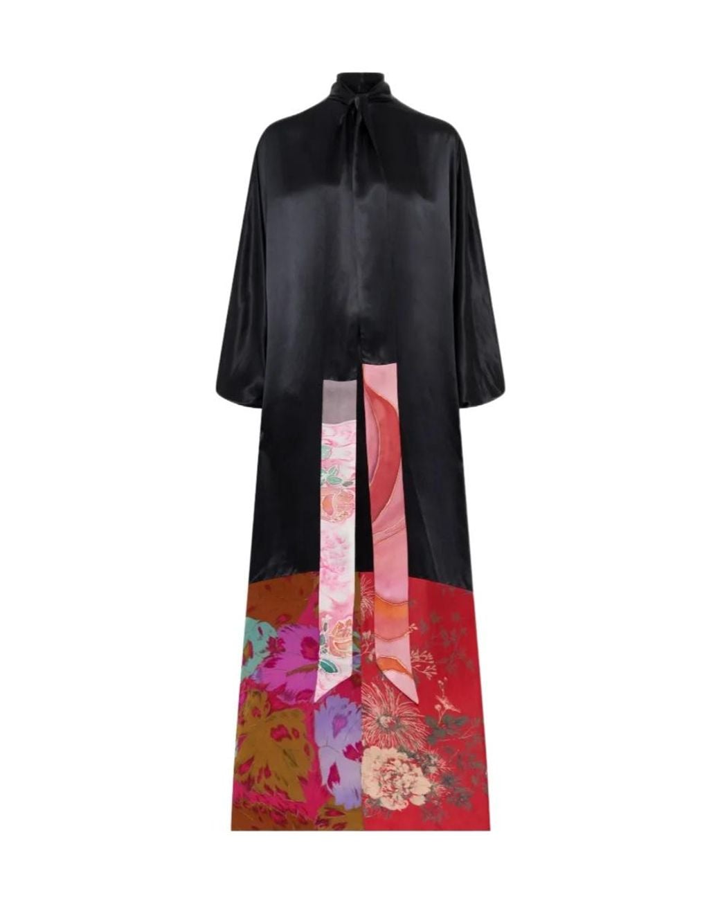 MARINE SERRE Multicolor Silk Dress
