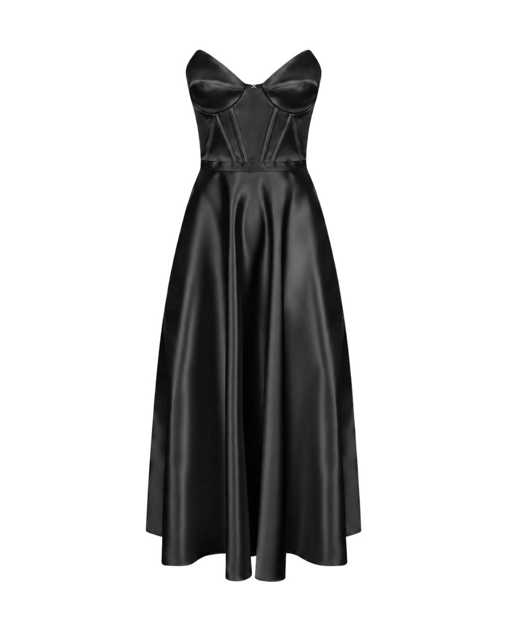 Elisabetta Franchi Black Sleeveless Dress