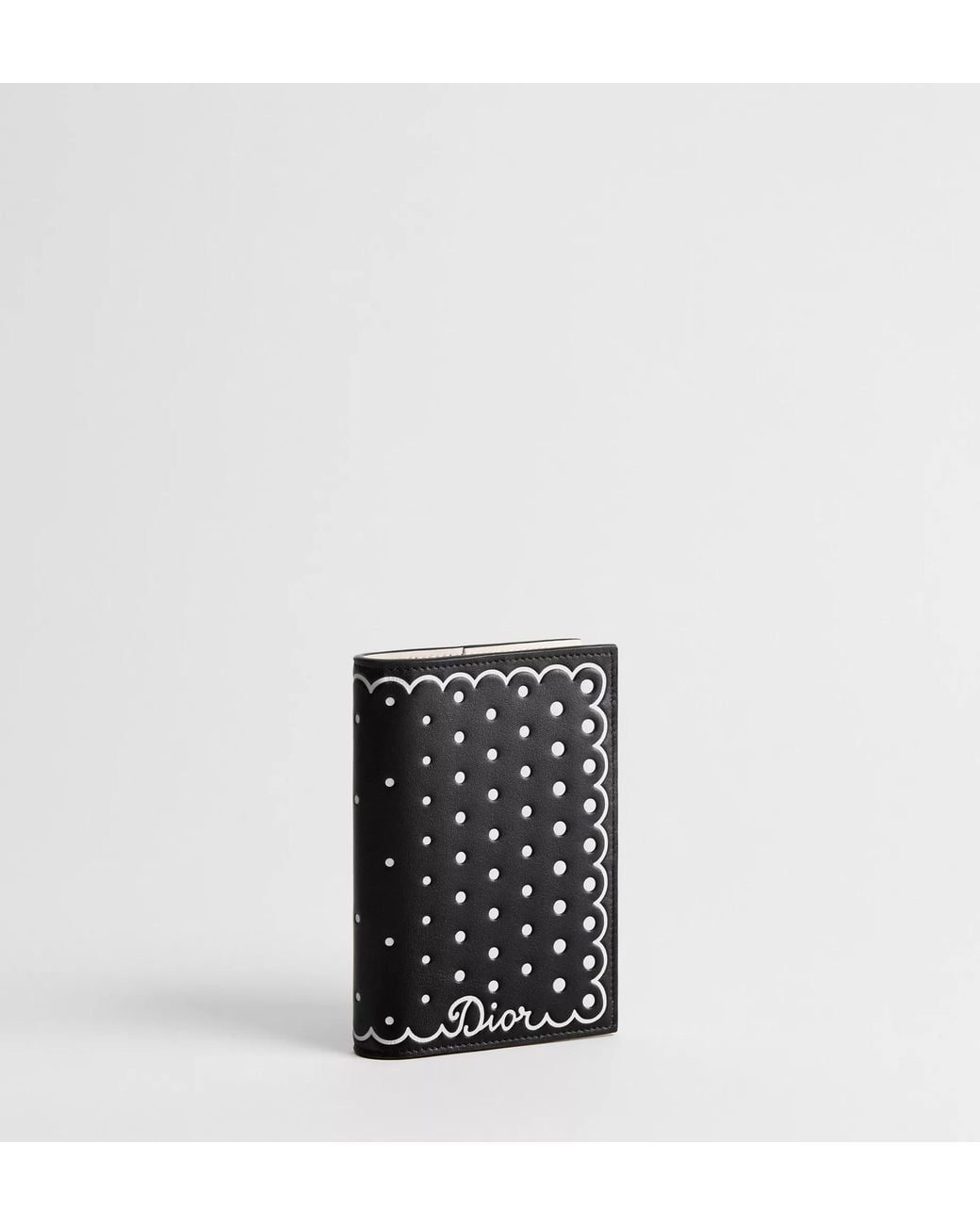Dior Black Passport Cover