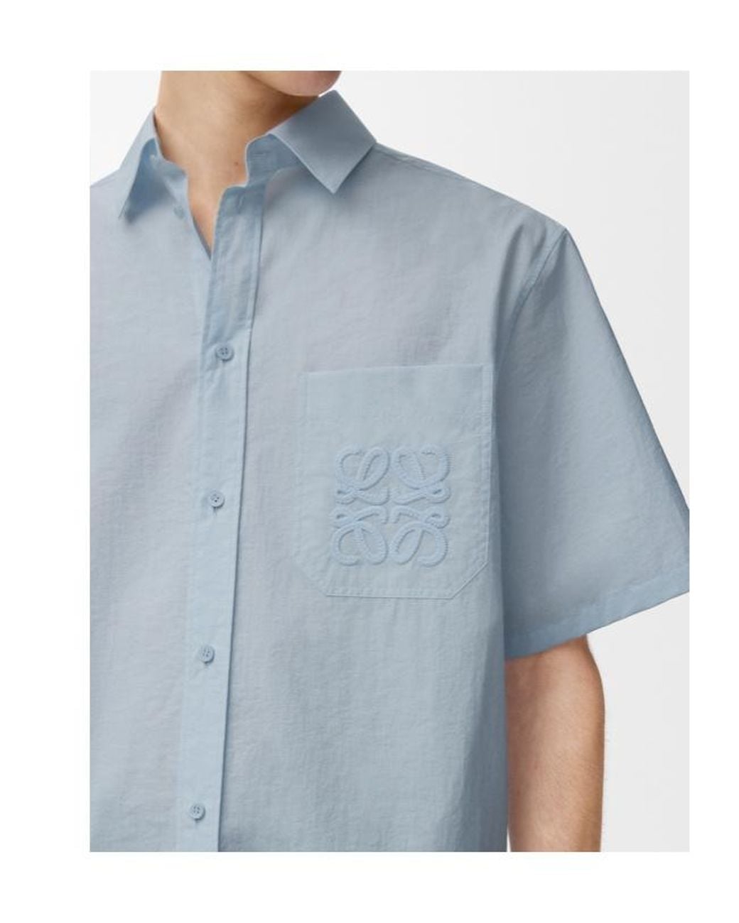 Loewe Blue X Paula's Ibiza Anagram-Embroidered Shirt for men