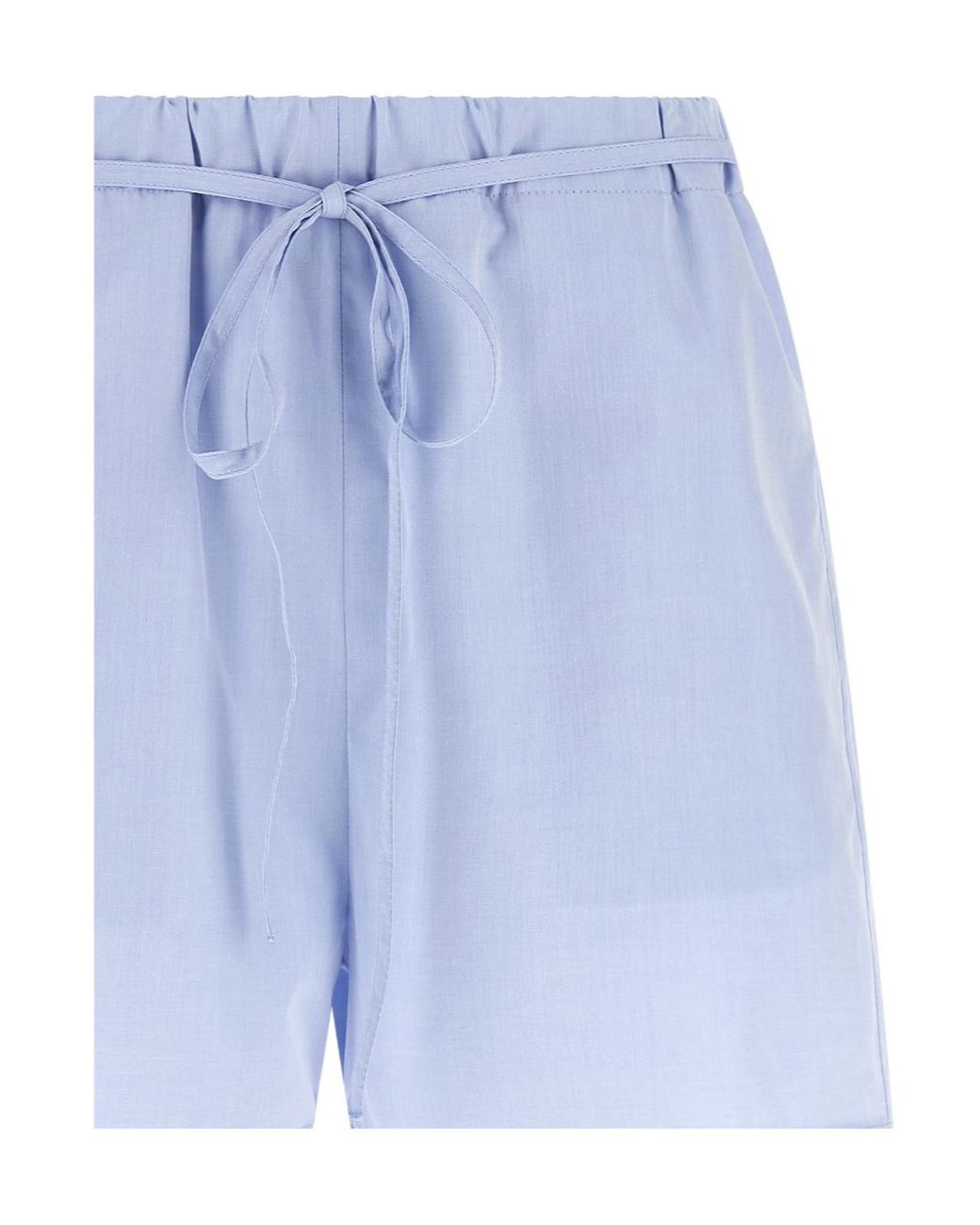 Loulou de Saison Blue Elastic Waist Shorts