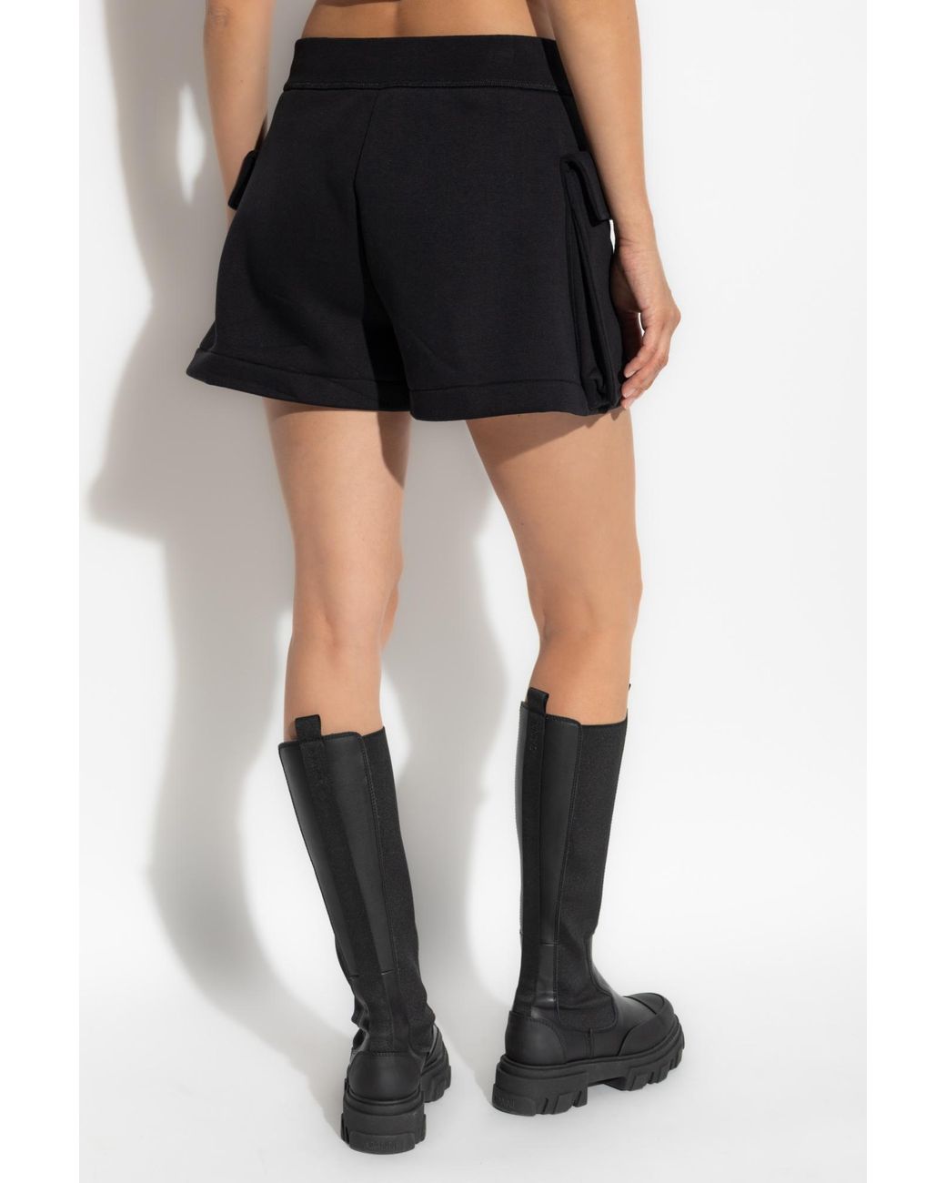 DSquared² Black Icon Logo Cargo Shorts