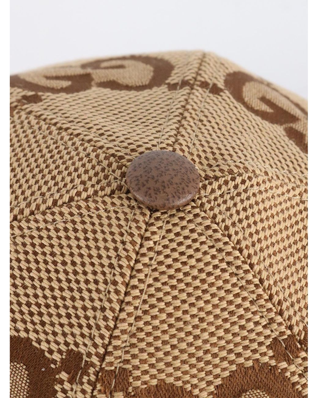 Gucci Natural Jumbo Gg Baseball Cap