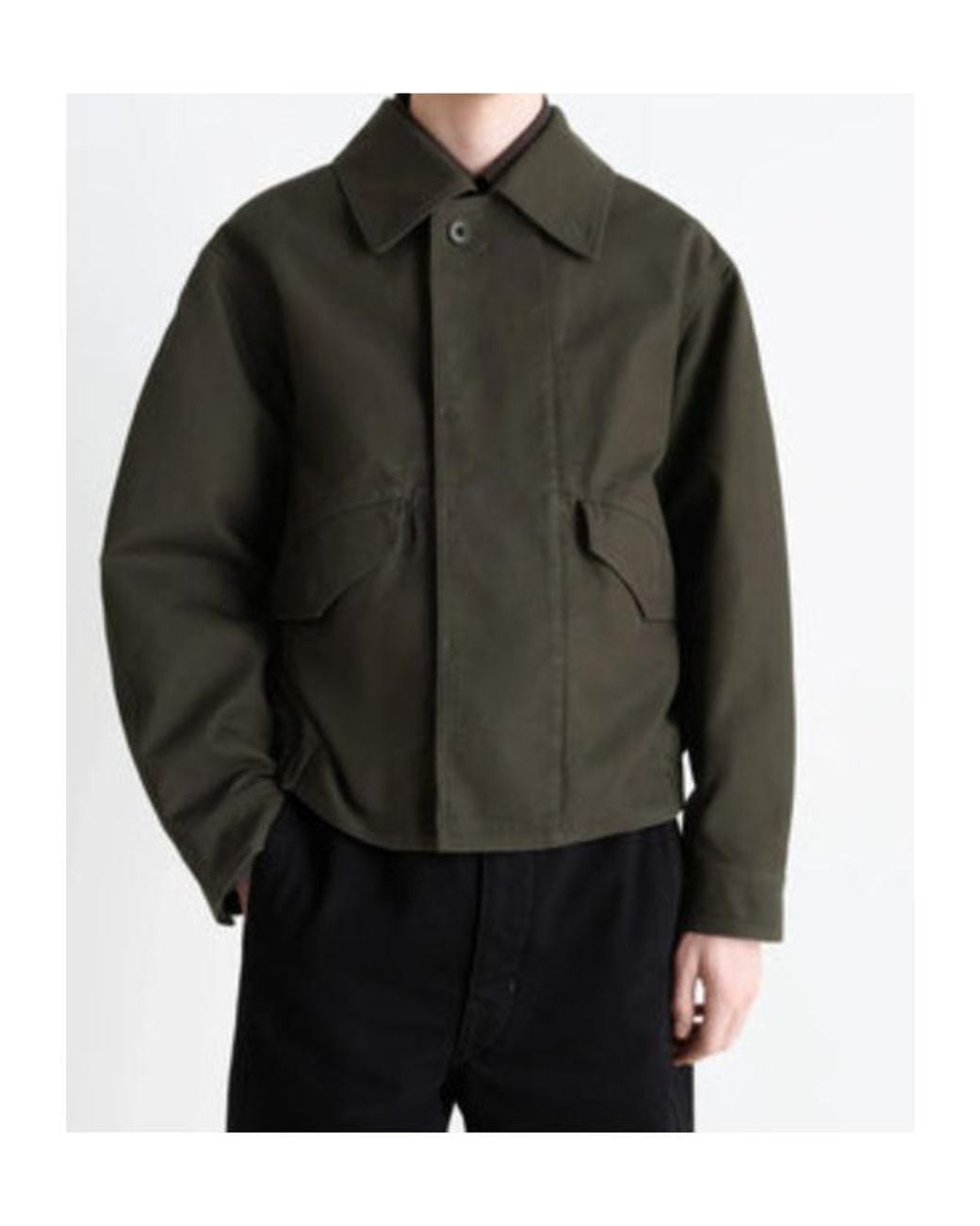 Lemaire Boxy Blouson in Green for Men | Lyst