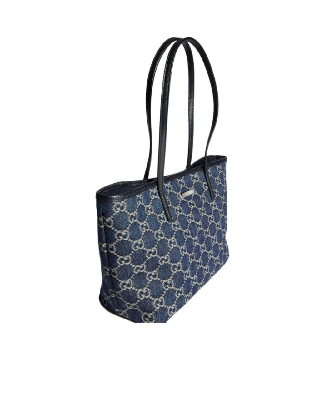 Gucci Blue Tribeca Small Tote Bag
