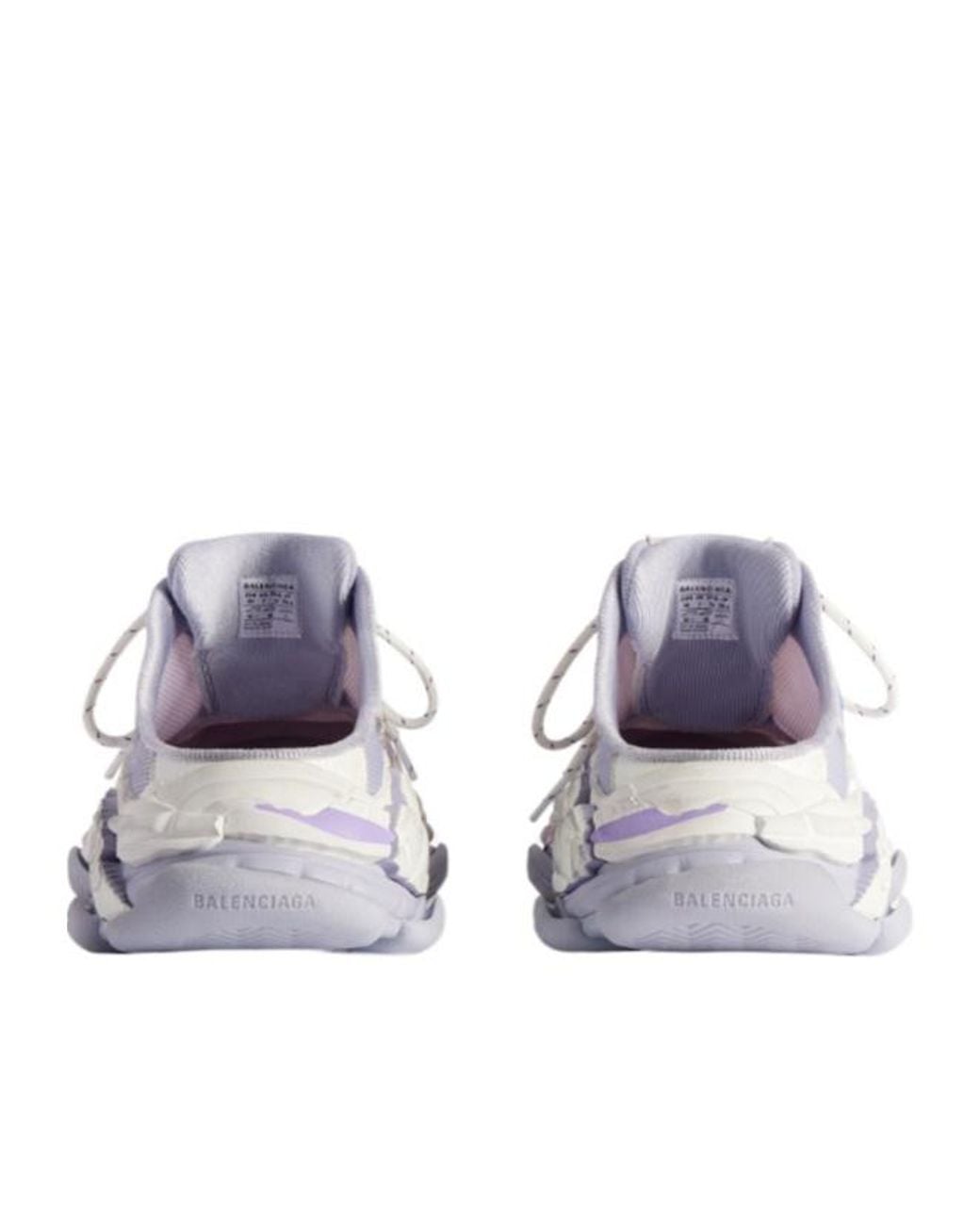 Balenciaga White Triple S Mule Sneakers