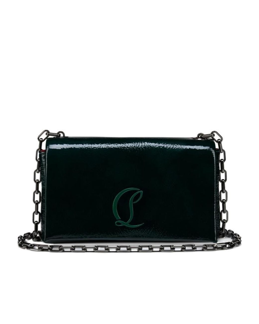 Christian Louboutin Black Loubi 54 Crossbody Bag