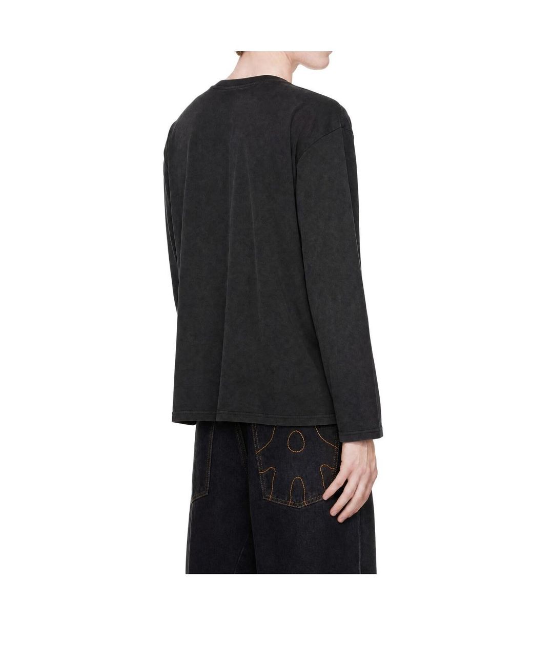 AVAVAV Black Long-Sleeve T-Shirt for men
