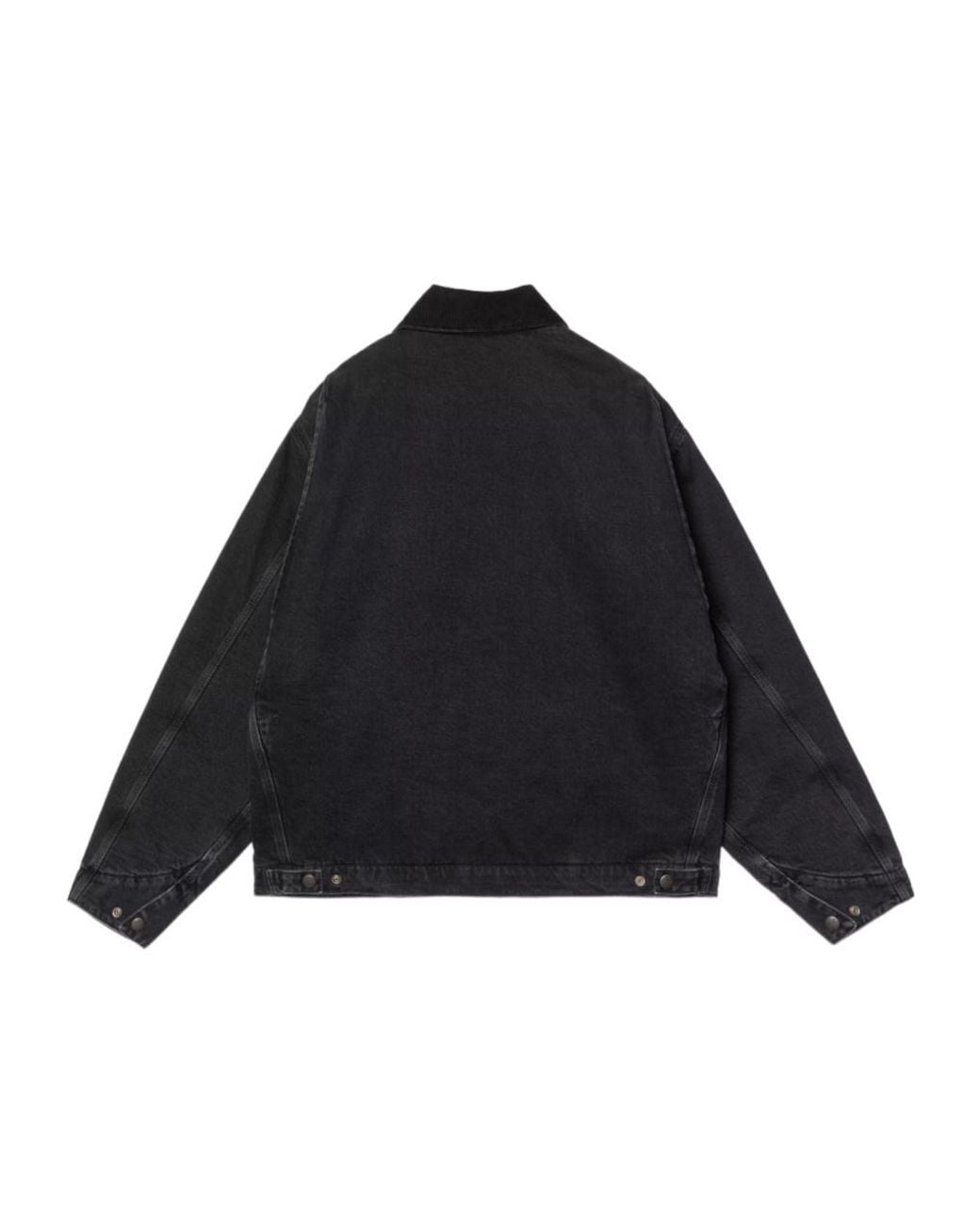 Carhartt Black Zip-Up Denim Jacket for men