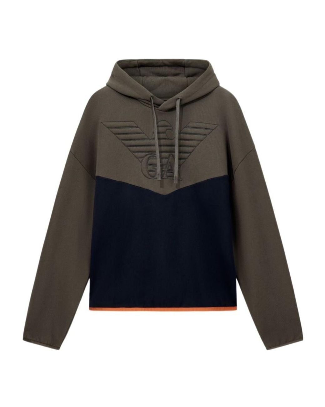 Emporio Armani Gray Long-Sleeve Sweatshirt for men