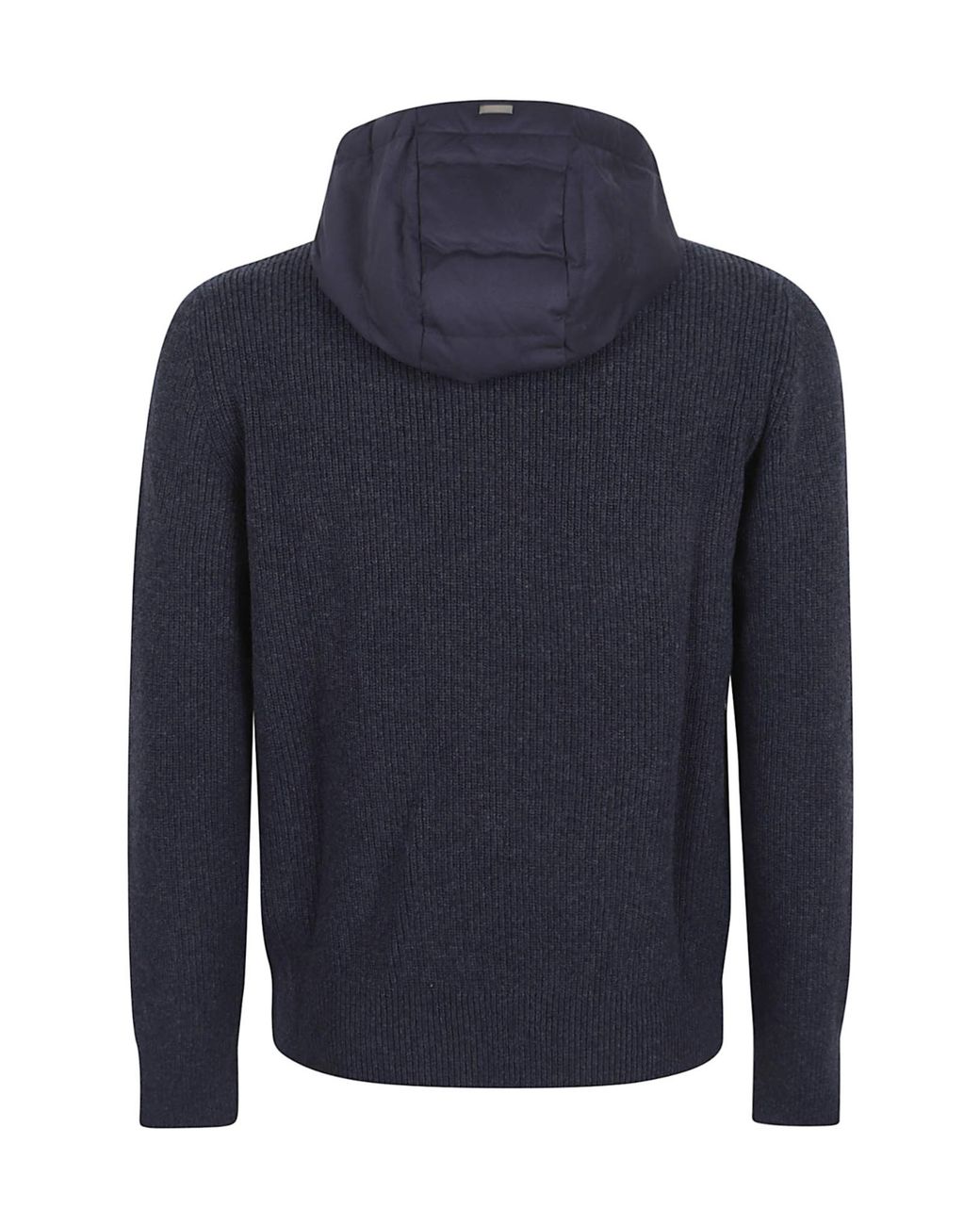 Herno Blue Resort Quilted-Hooded Jacket for men
