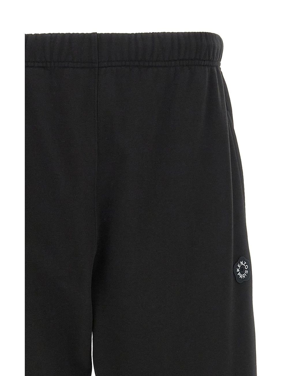 KENZO Black Boke Flowers 2.0 Joggers for men
