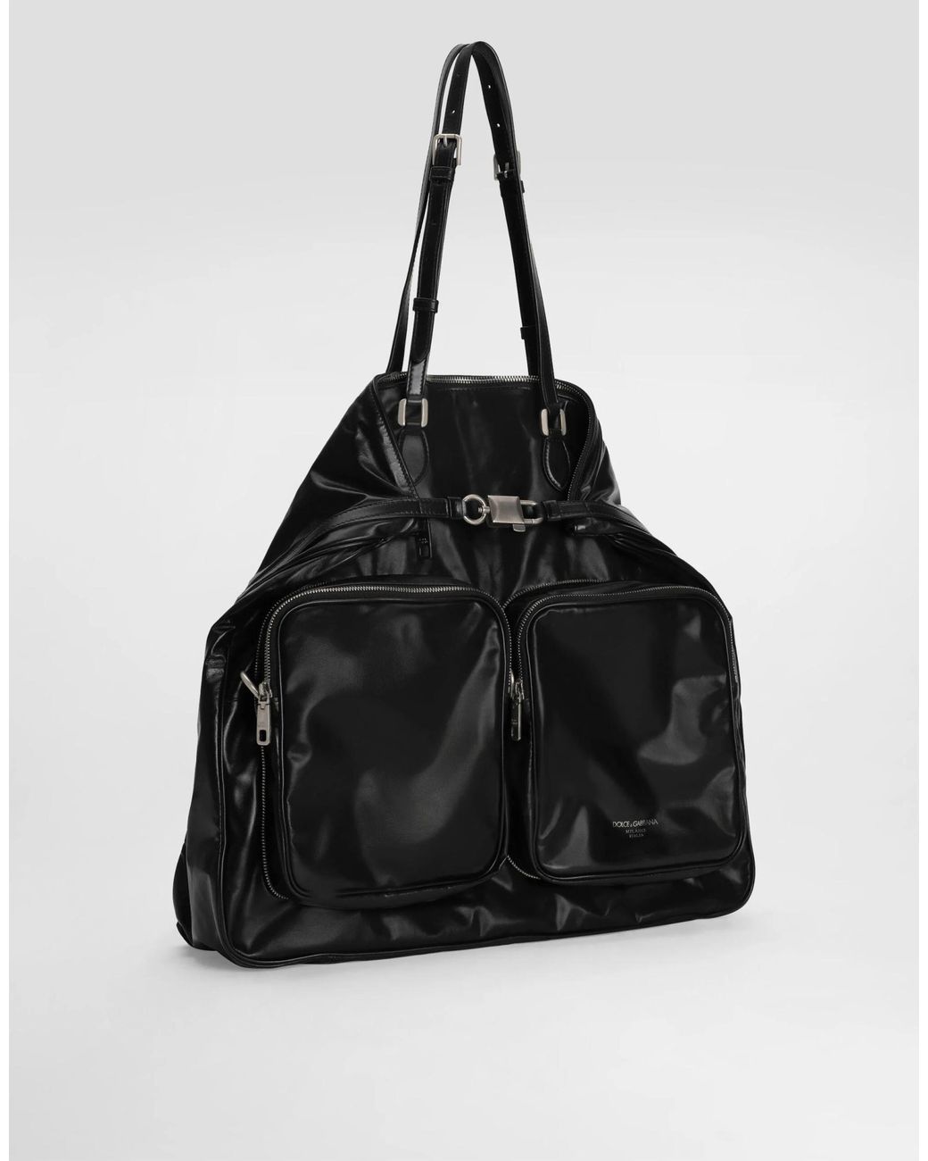 Dolce & Gabbana Black Top Handle Tote Bag for men
