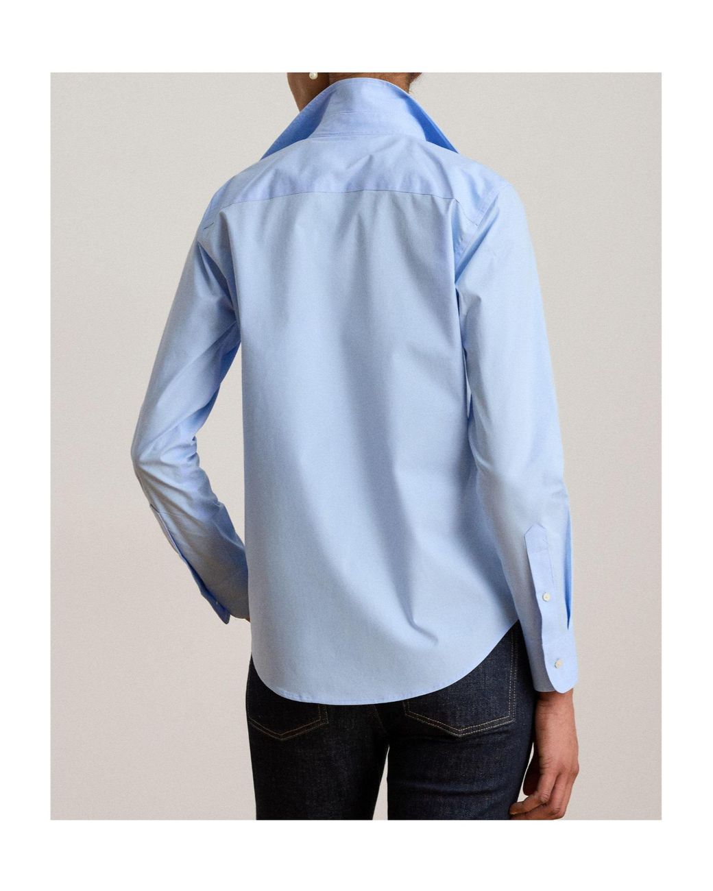 Ralph Lauren Blue Long-Sleeve Collared Shirt