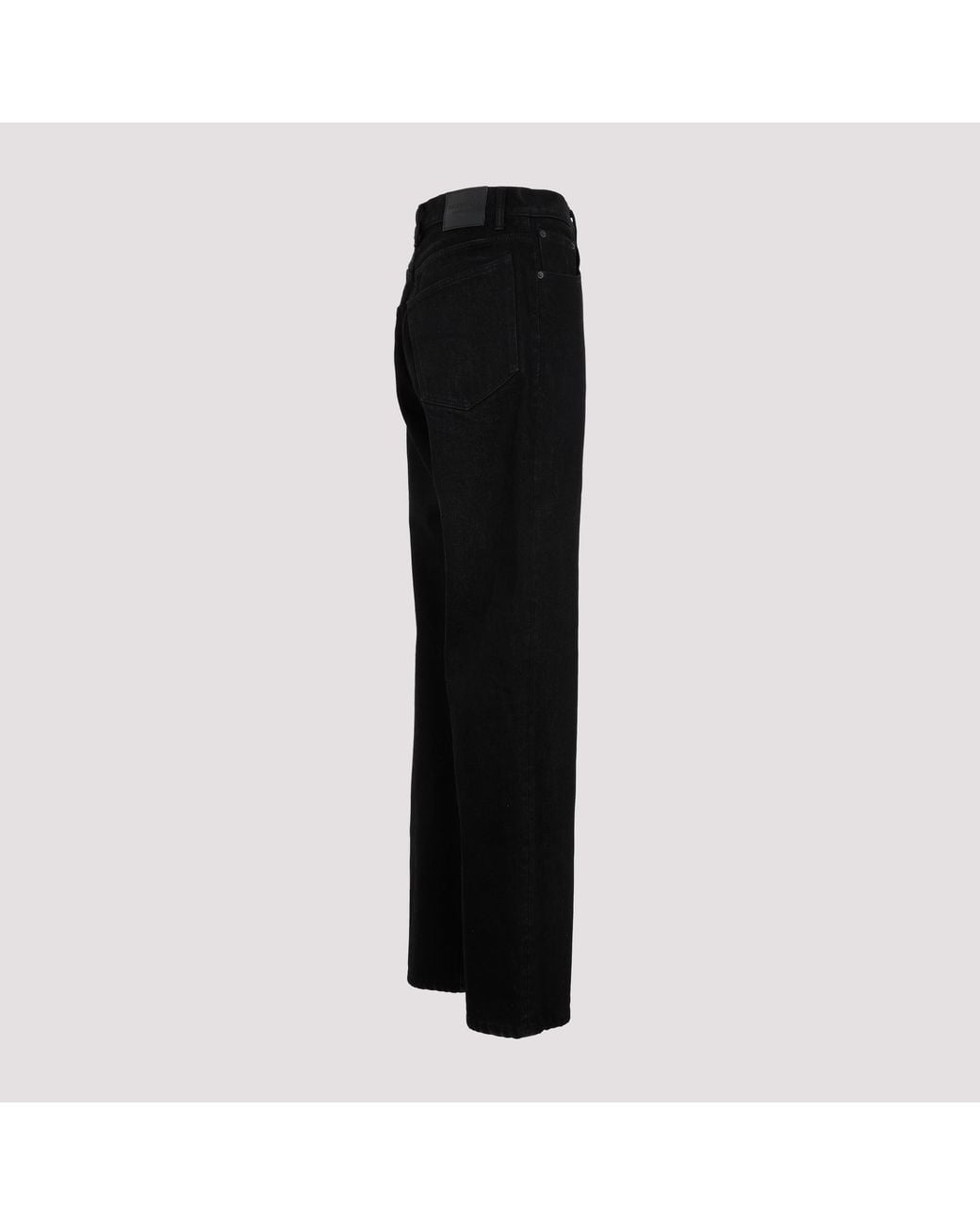 Balenciaga Black Straight Leg Jeans for men