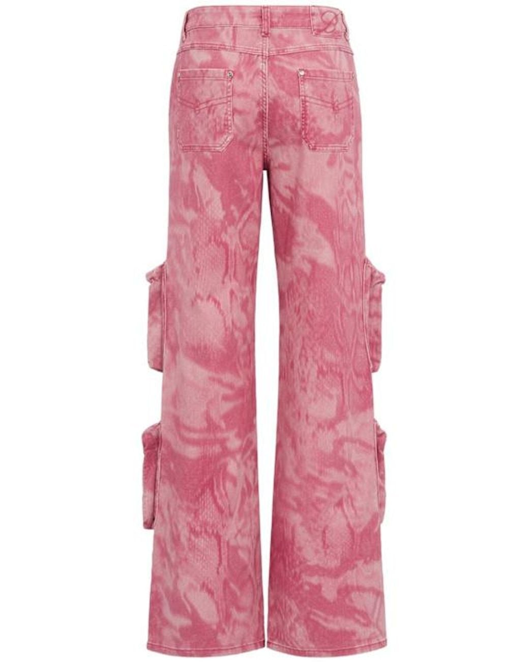 Blumarine Pink Simple Cargo Pants