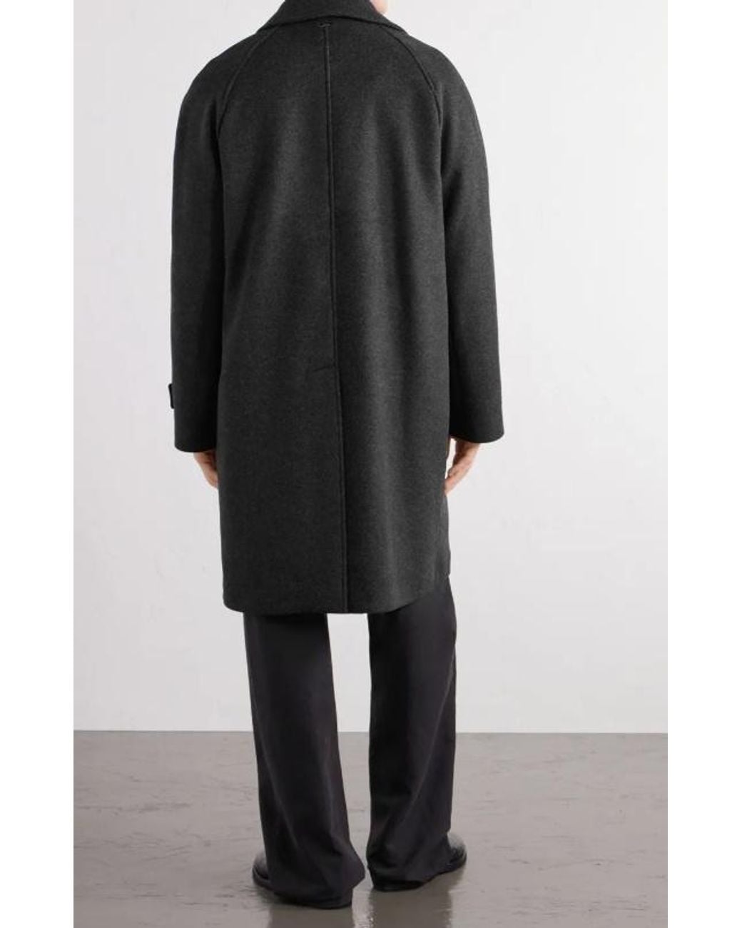 Herno Black Long-Sleeved Coat for men