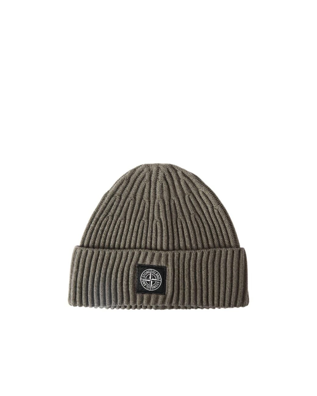 Stone Island Multicolor Stone Patch Beanie Sn64 for men