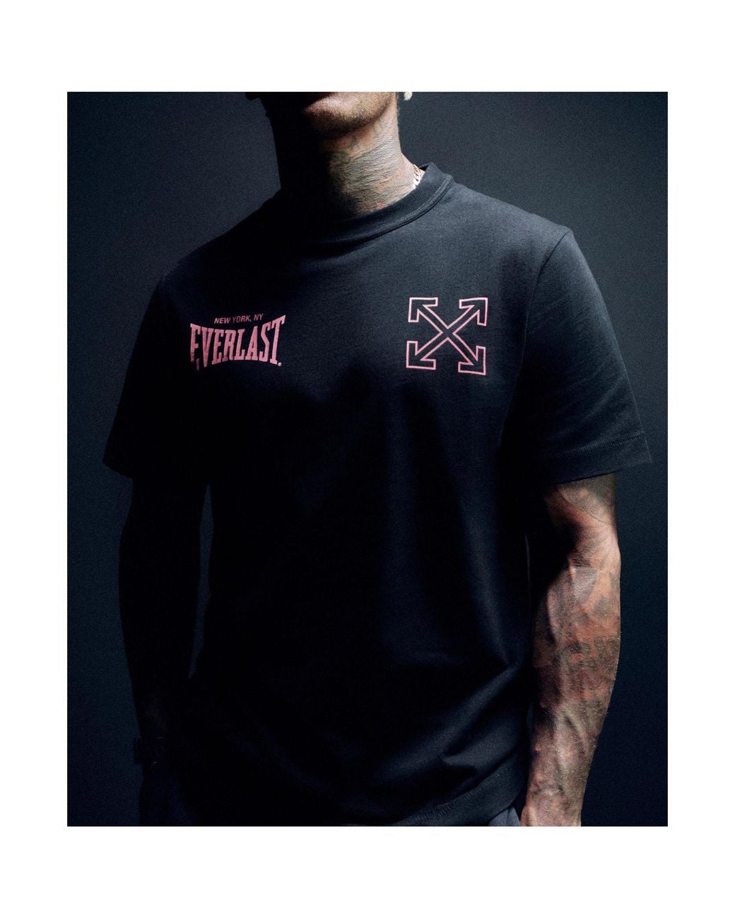 Off-White c/o Virgil Abloh Black Graphic T Shirt for men
