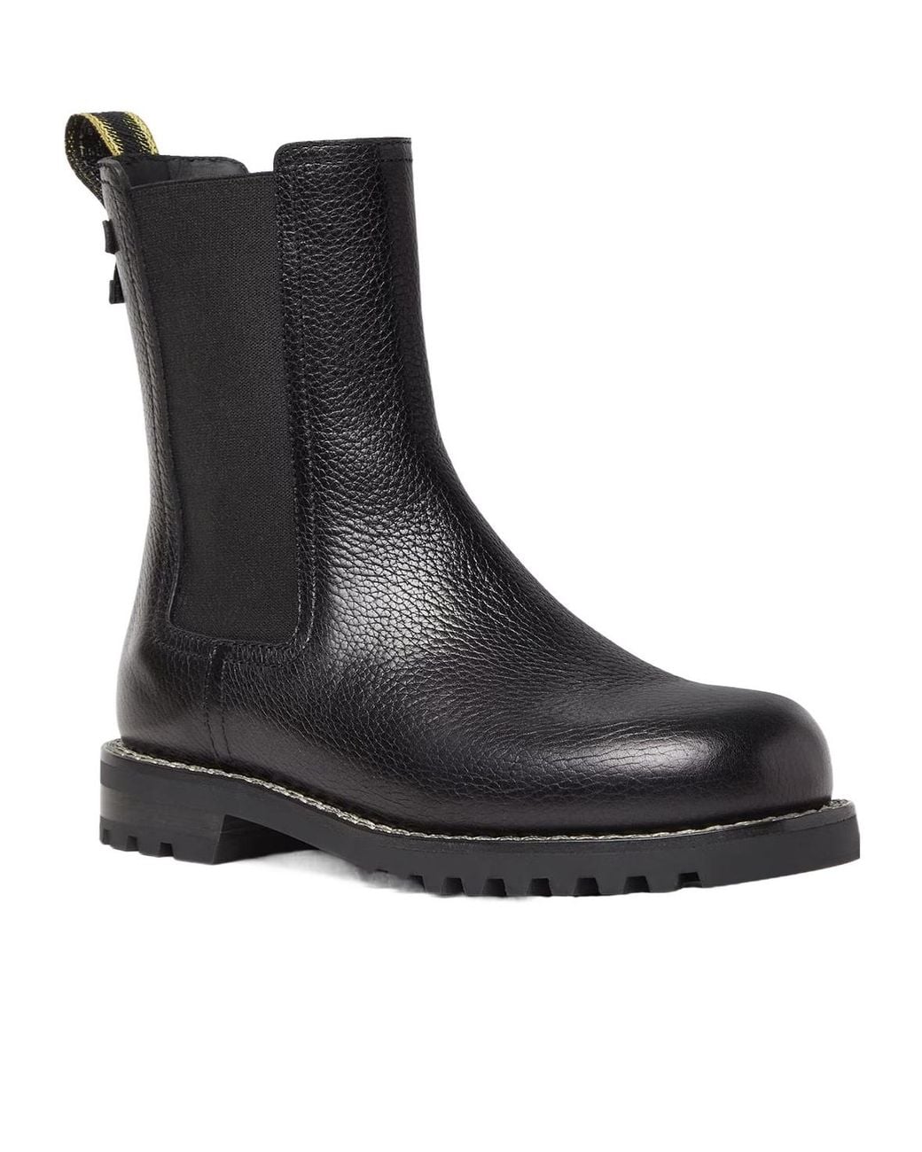 Fendi Black Commando Chelsea Boots