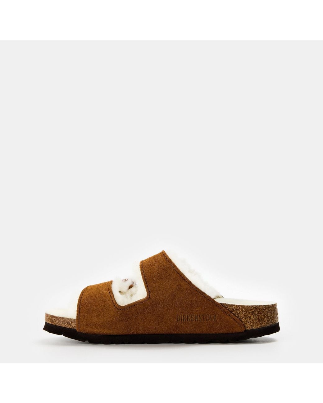 Birkenstock Brown Buckle Slippers