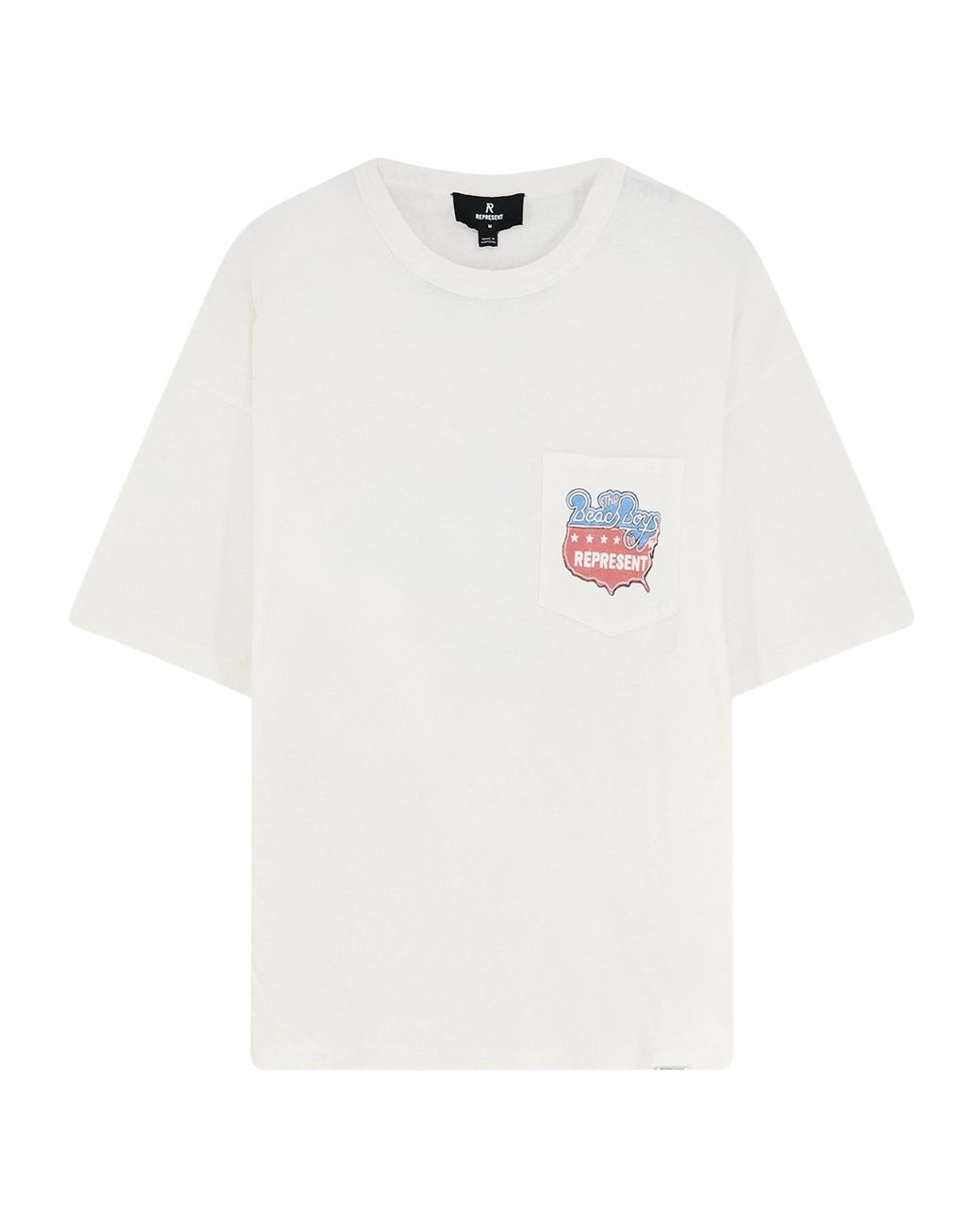 Represent White Beach Boys Graphic T-Shirt for men