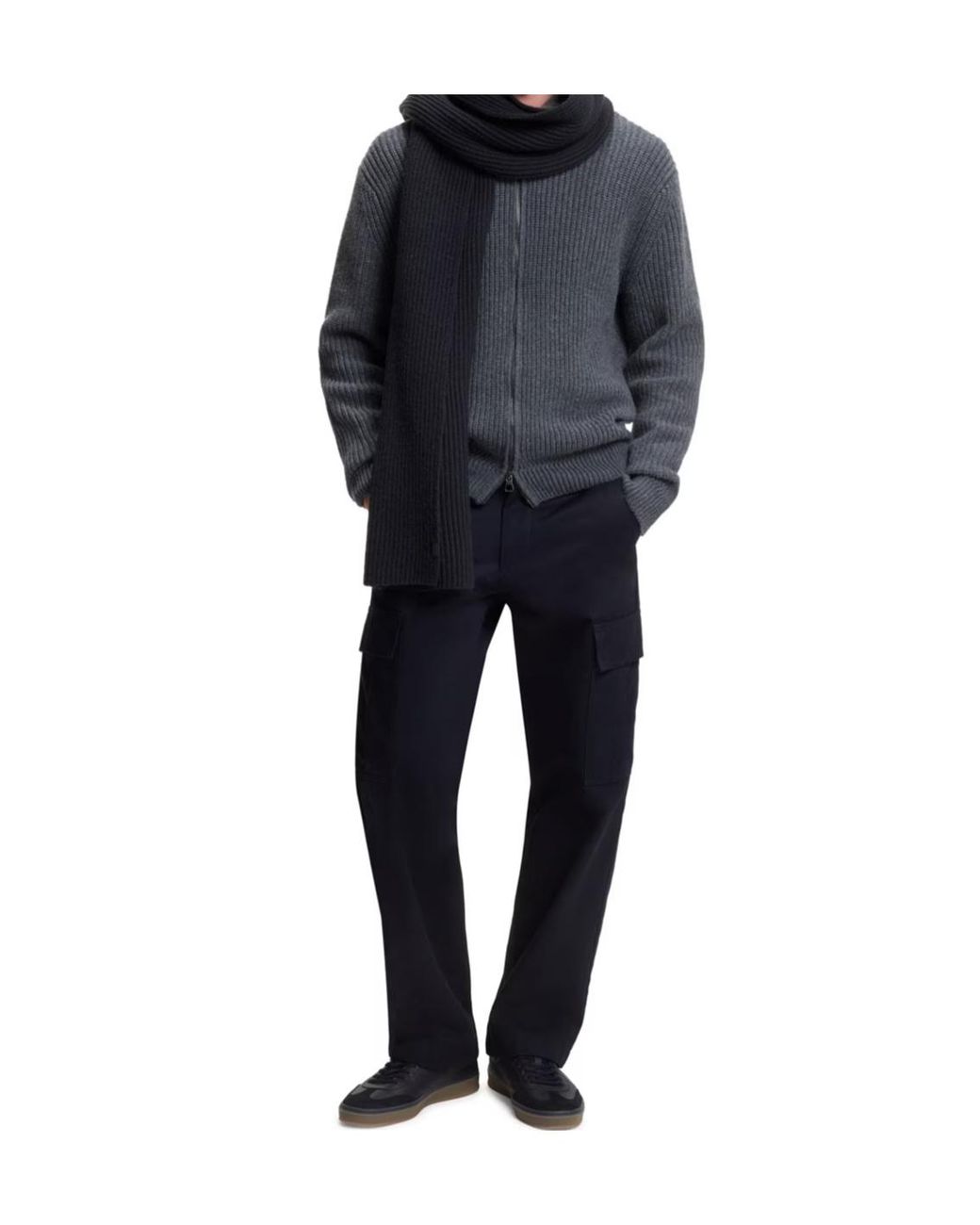 Boss Black Hbb Hero Knitted Scarf for men