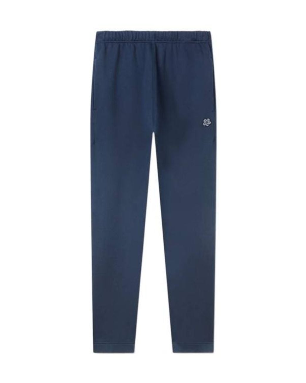 KENZO Blue Boke Flower Logo Patch Joggers for men