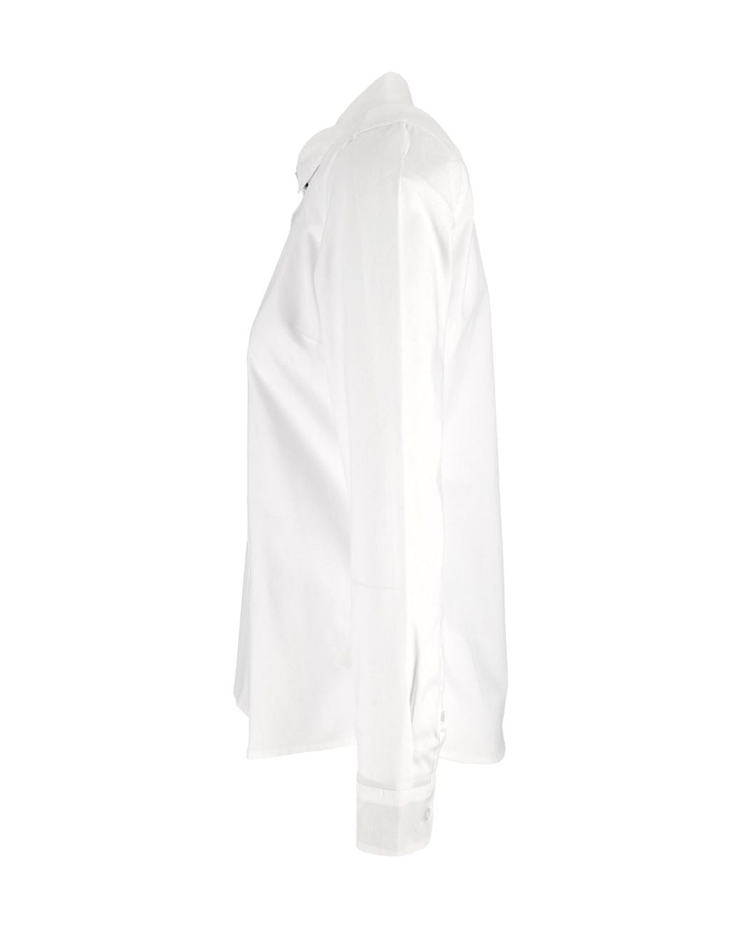 Barbour White Collared Button-Up Shirt