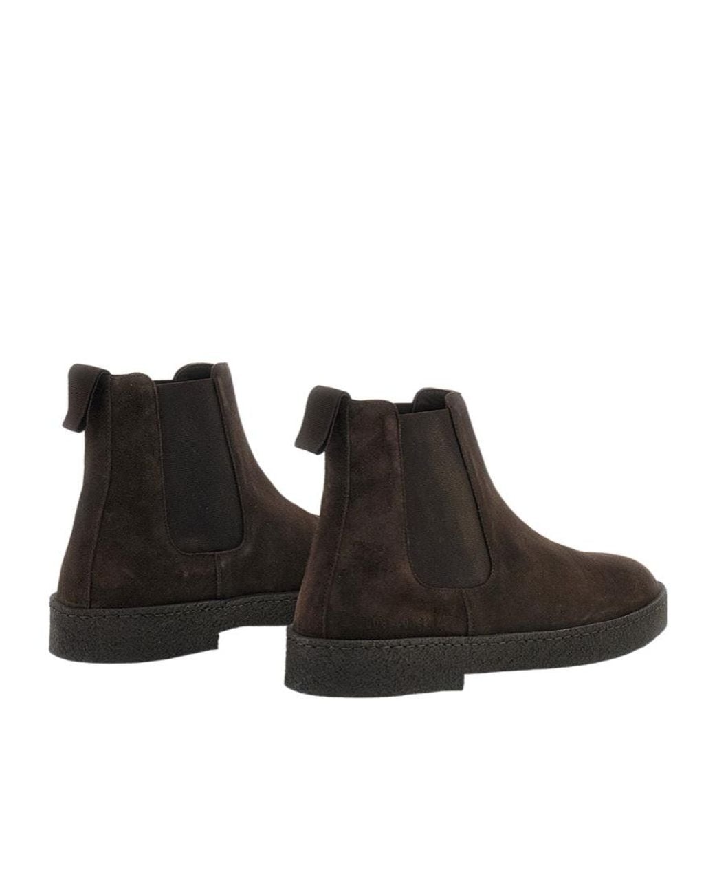 Common Projects Black Round-Toe Boots for men