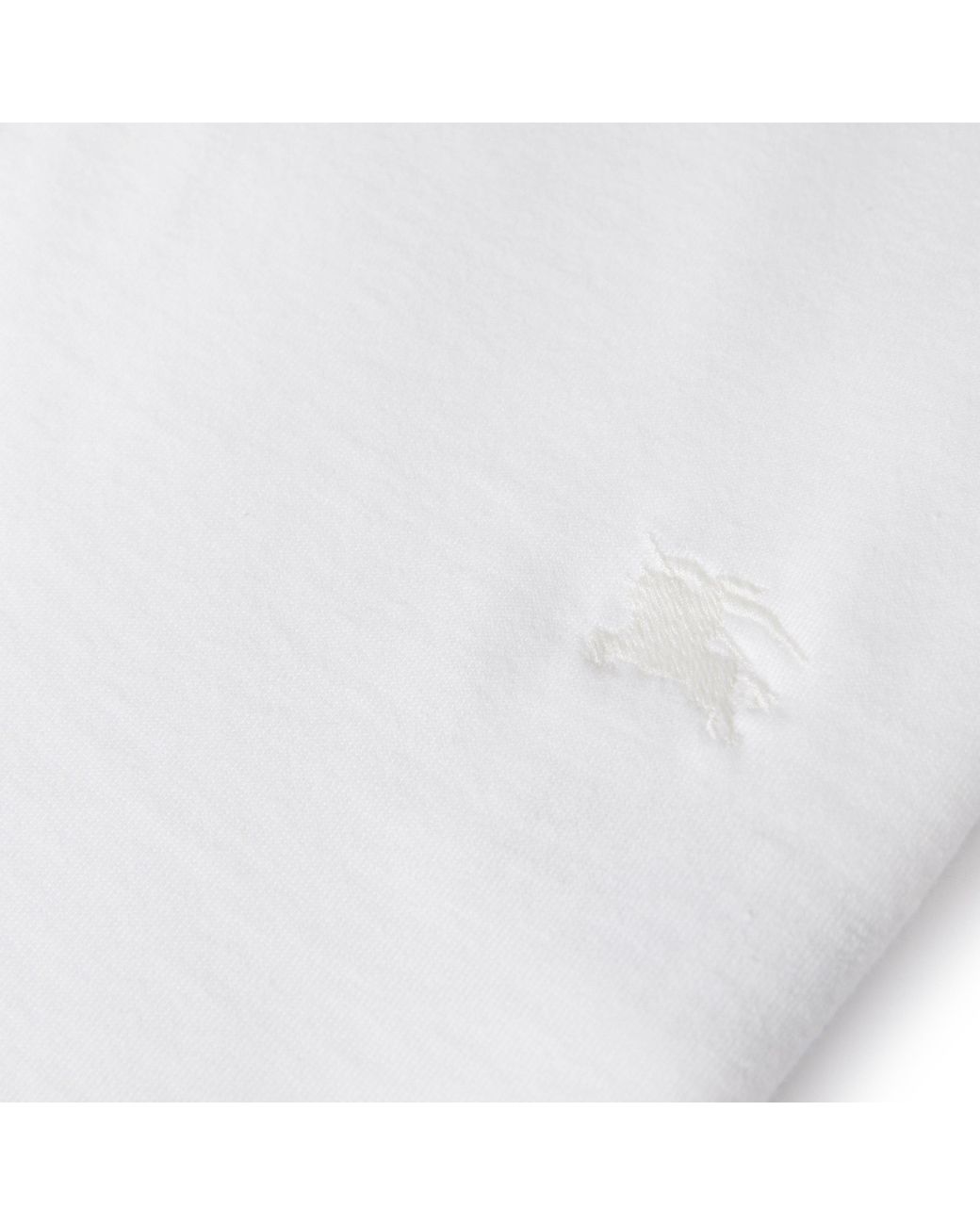 Burberry White Classic Crew Neck Short-Sleeve Shirt