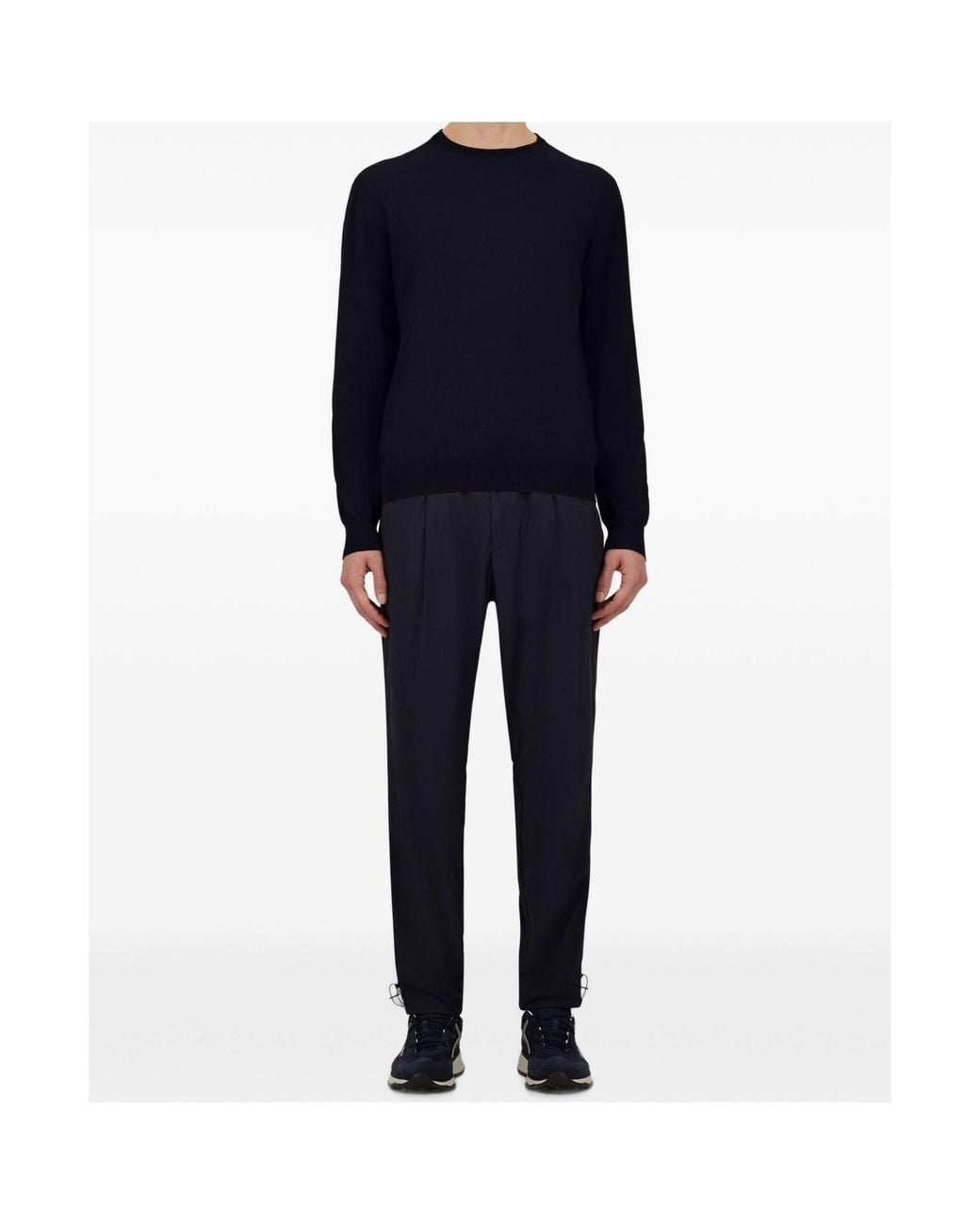 Herno Blue Logo Knitwear for men