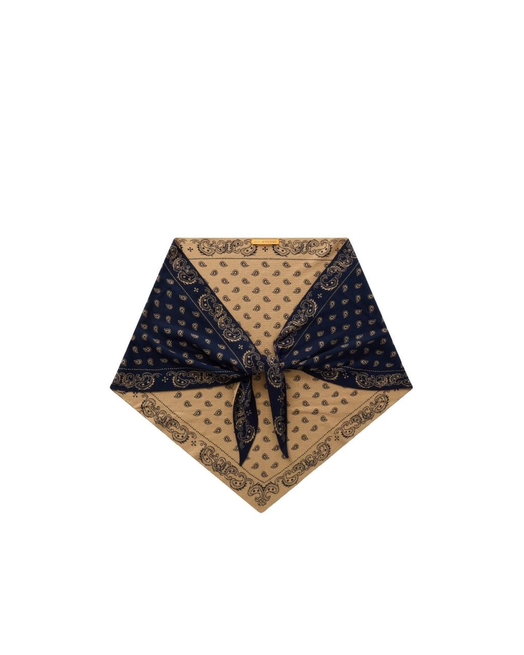 Guest In Residence Blue The Wild Rag Cotton And Silk-Blend Jacquard Scarf