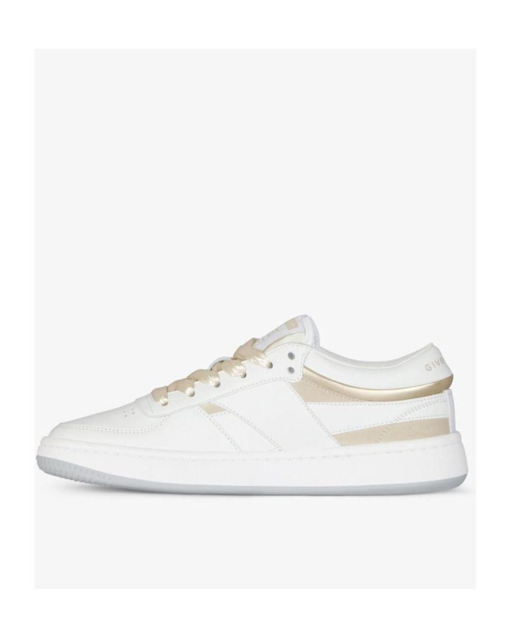 Givenchy White Lace Up Sneakers