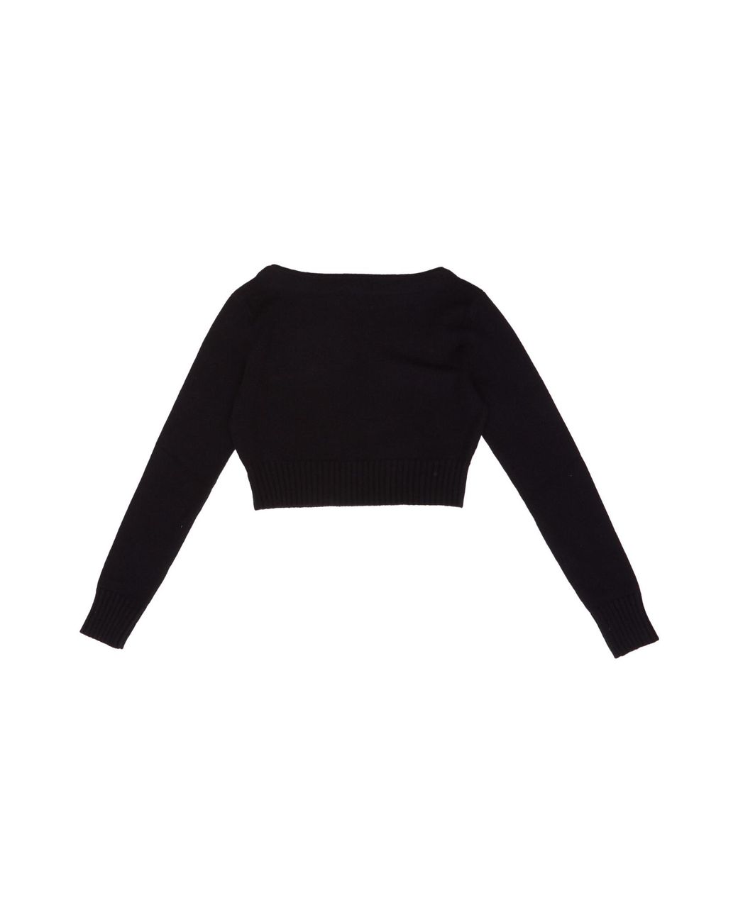 Max Mara Black Angri Long-Sleeved Knitted Jumper