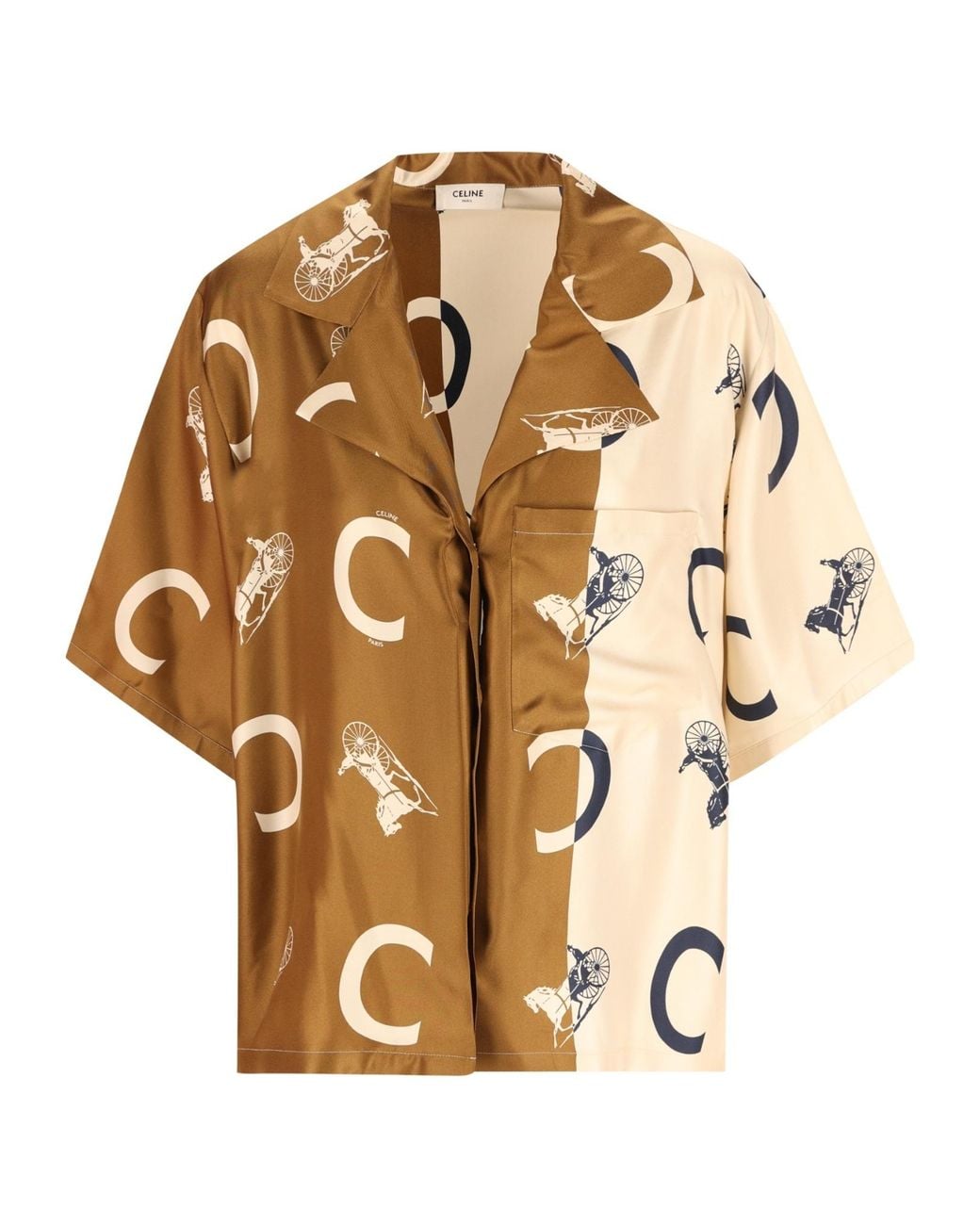 Céline Metallic Pyjama Shirt