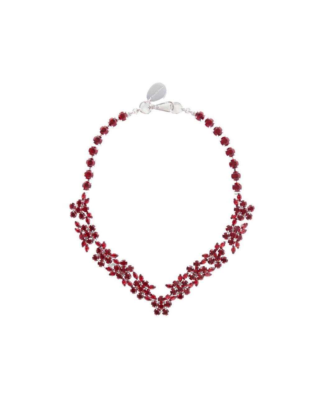 Simone Rocha Pink Tone Crystal Necklace
