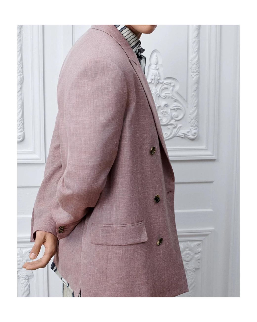 Dior Purple Iviera Double-Breasted Jacket for men