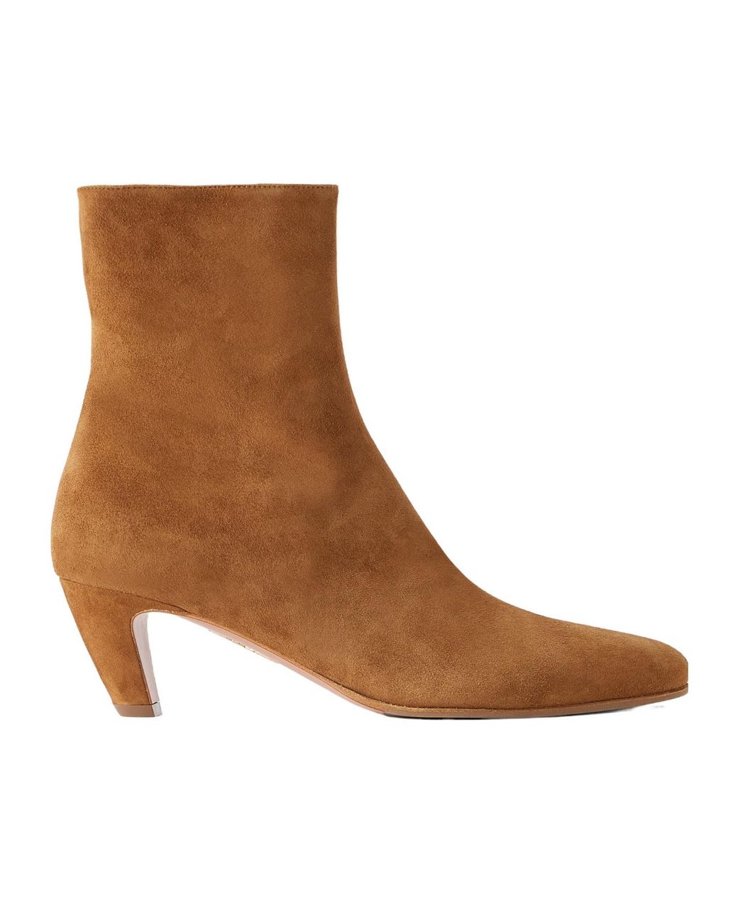 Aquazzura Brown Sloan 50 Suede Boots