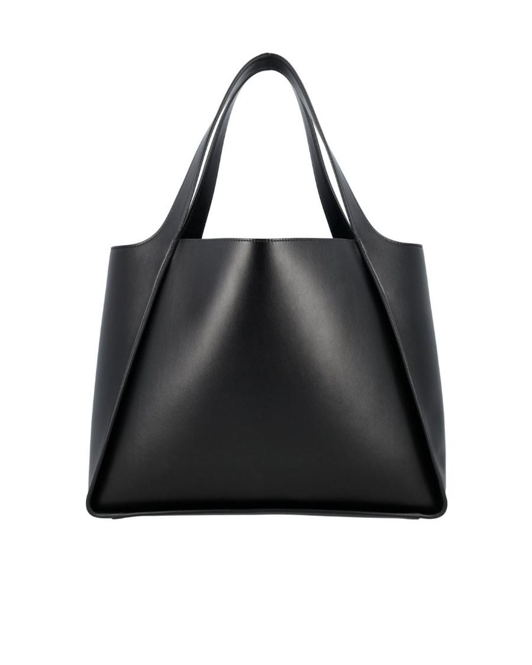 Stella McCartney Black Logo-Print Tote Bag